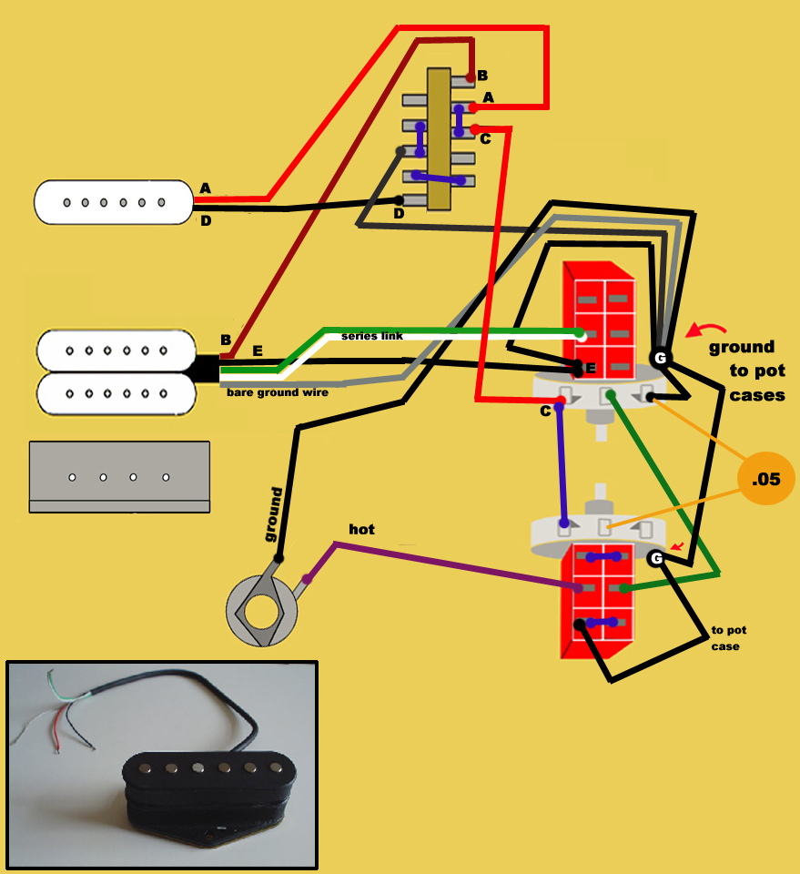 BONUS SECTION - COIL CUTTING A TELECASTER WITH A G&B STACKED HUMBUCKER